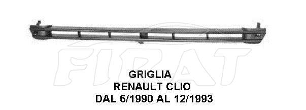 GRIGLIA RENAULT CLIO 90 - 93